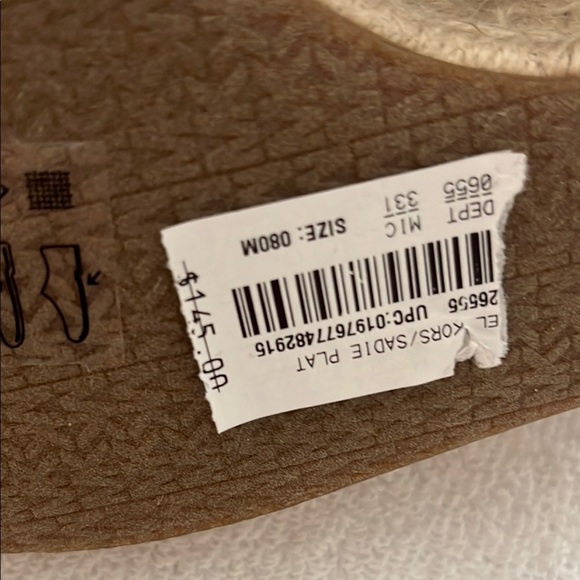 Michael kors Cream Canvas Wedge Sandals with Ankle Strap MICHAEL KORS - Picture 10 of 11